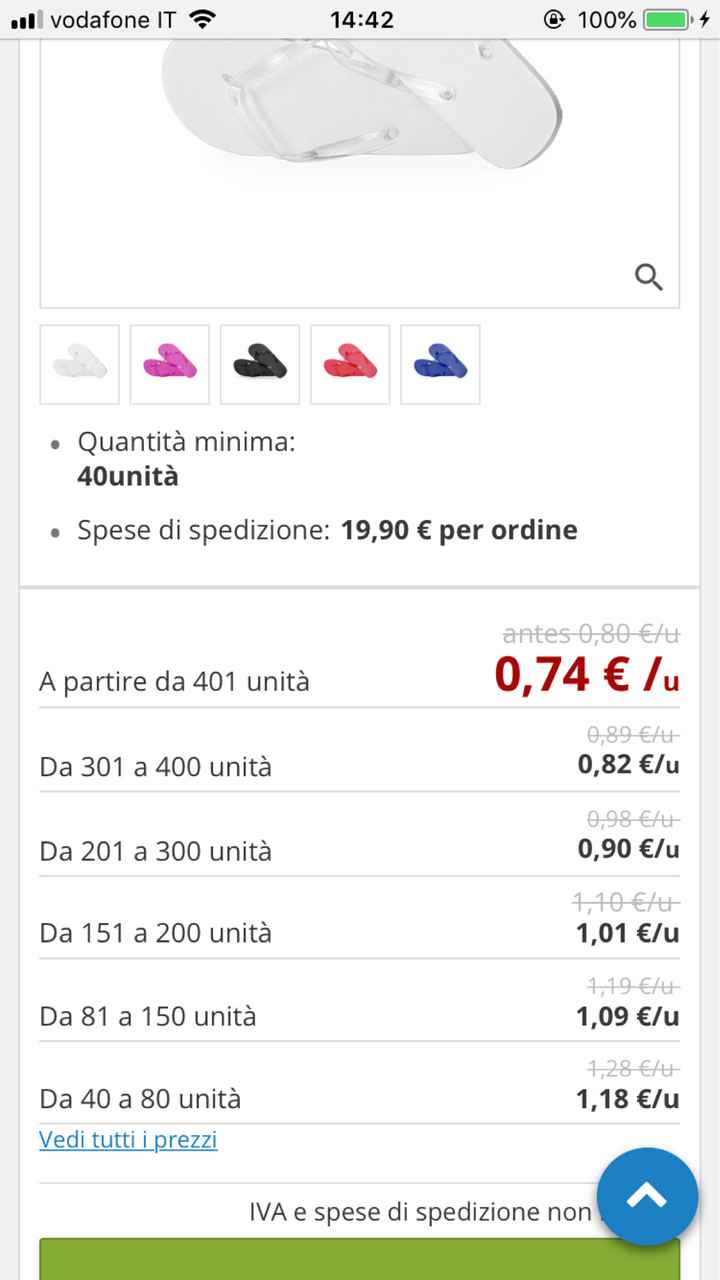 Infradito x gli ospiti!😊sposini di Napoli e provincia ho bisogno di voi!! - 1