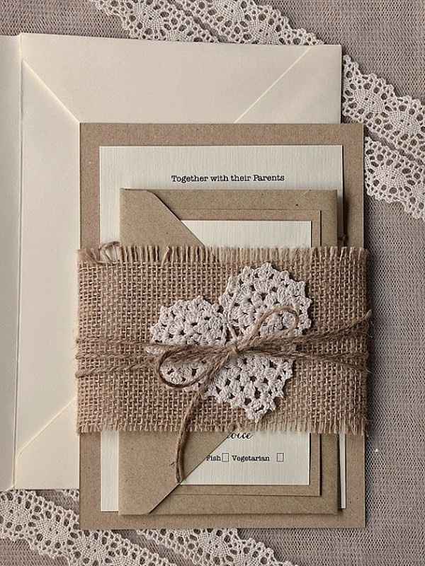 partecipazioni stile shabby