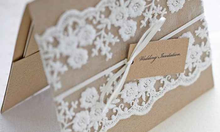 partecipazioni shabby pizzo