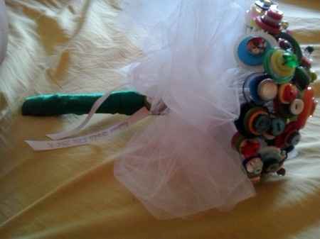 Bouquet di bottoni terminato! - 2