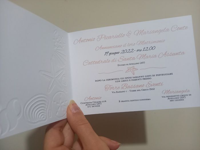 Partecipazioni pronte per essere consegnate! - 3