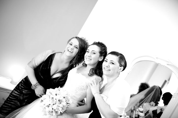 Con le mie testimoni, bellissime!!