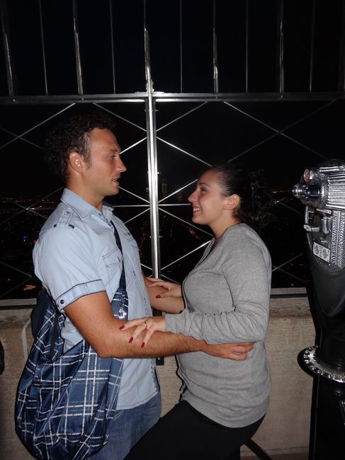Io e mio marito sull'Empire State Building...