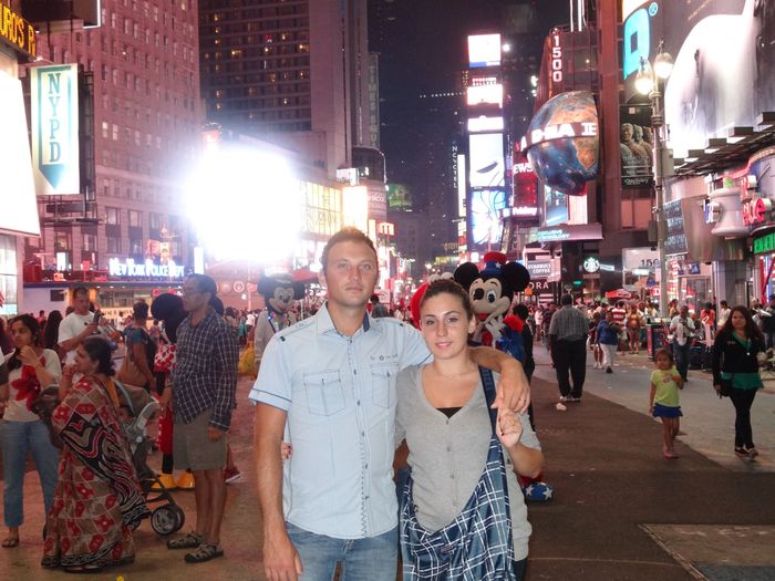 IO E MIO MARITO A TIMES SQUARE