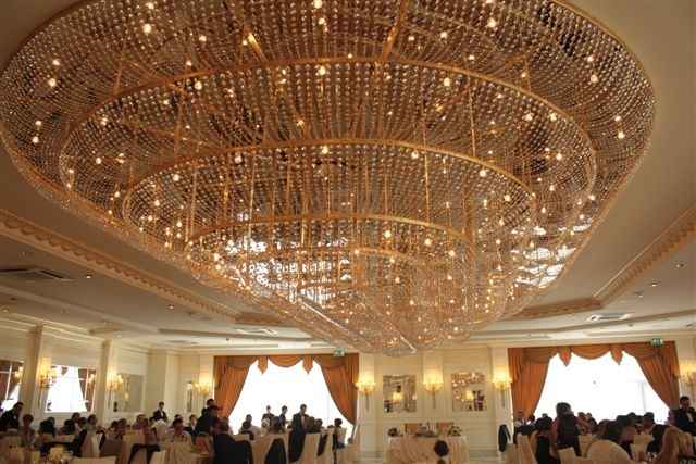 Il famoso lampadario...