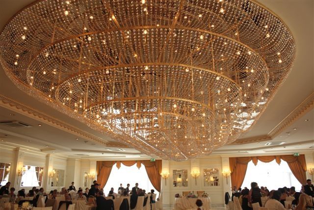 Il famoso lampadario...