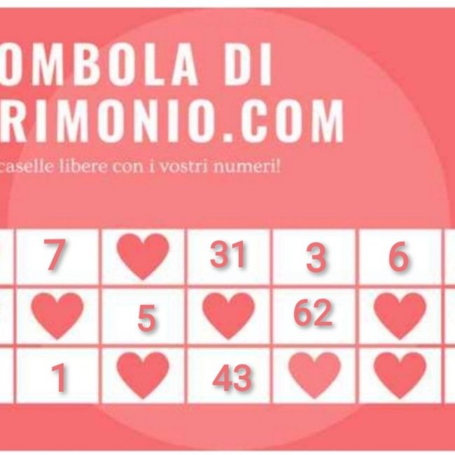 Condividi i tuoi numeri! - 1