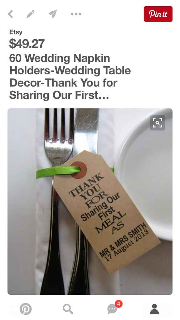 Menu e ringraziamenti per il ricevimento - 1