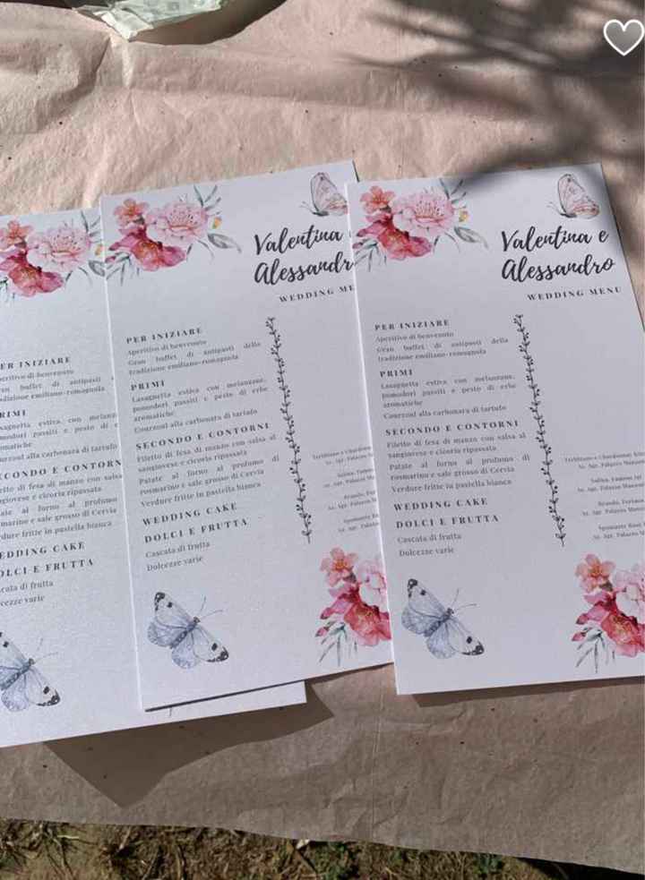 Menù, consiglio su stampa online - 1