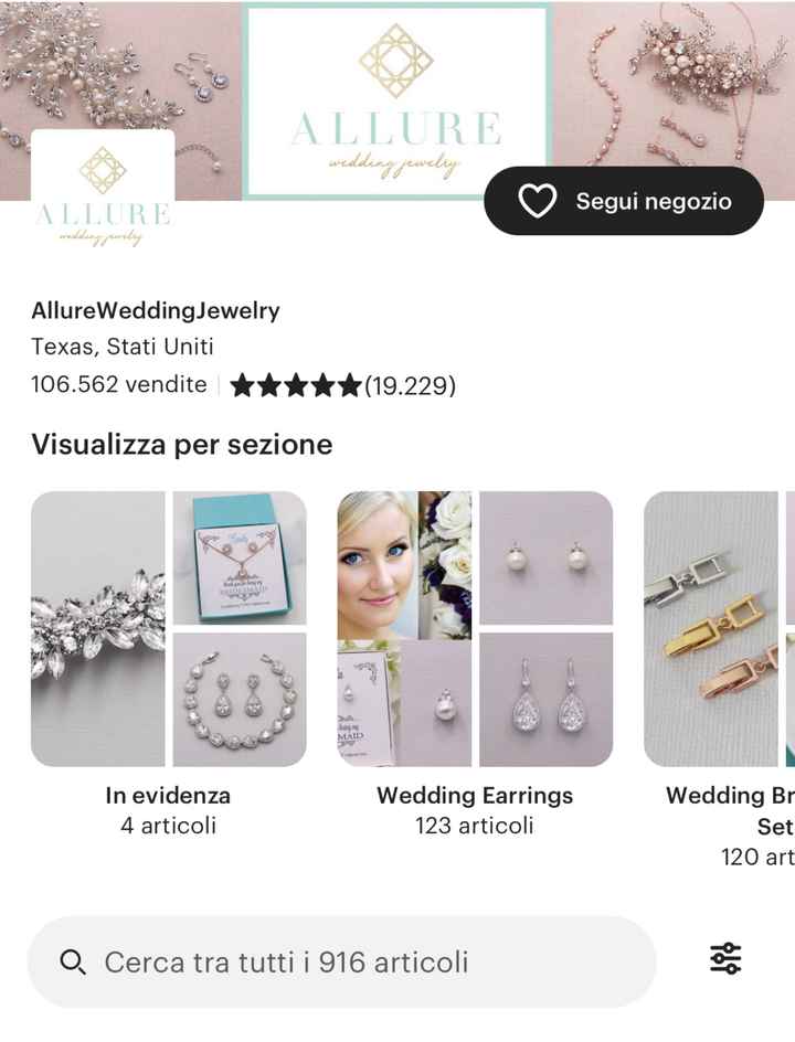 sos set gioielli per il grande giorno 💍 - 1