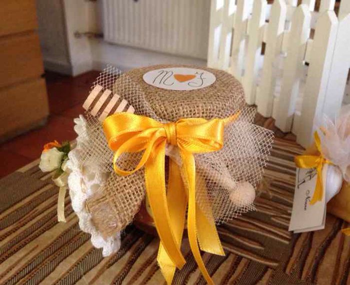  Bomboniera barattolo di miele. - 3