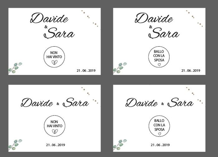 Gratta e vinci per gli invitati - 1