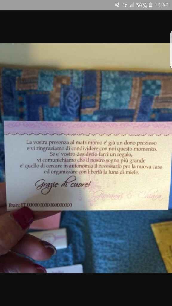 Regalo in busta - 1