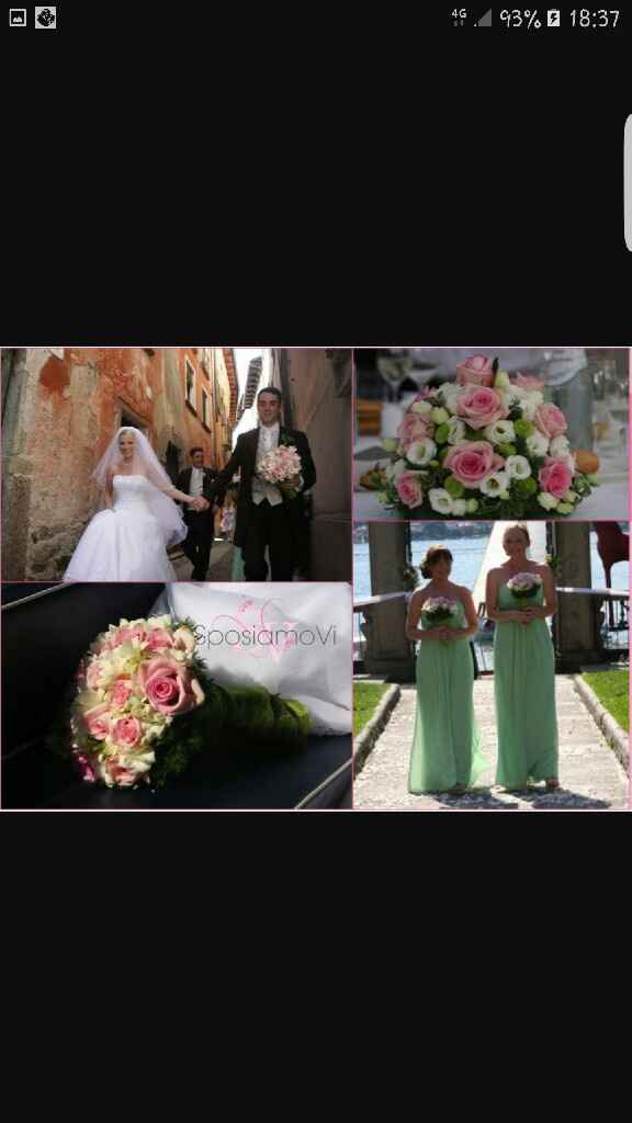 Idee addobbi rosa antico/verde - 1