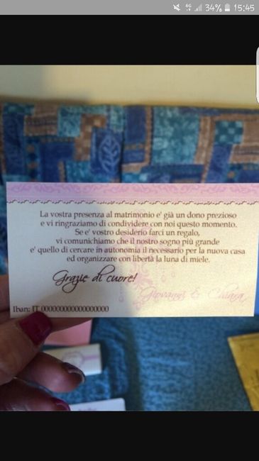 Regalo in busta - 1