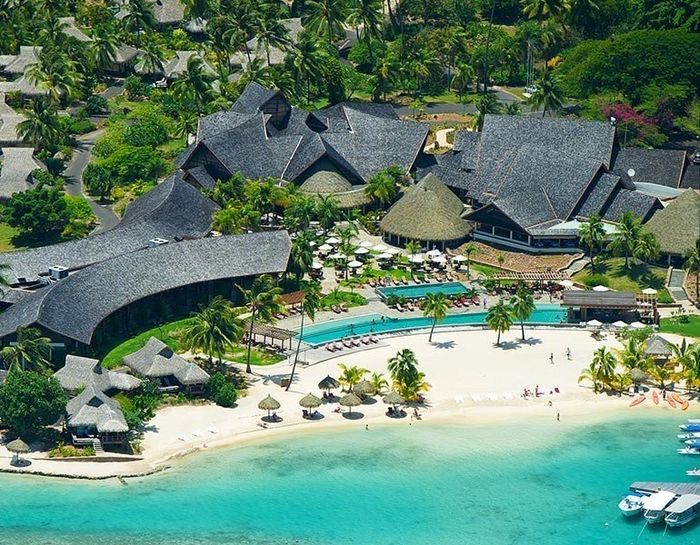 Il resort in Polinesia