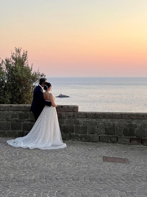 sunset from Villa Angelina