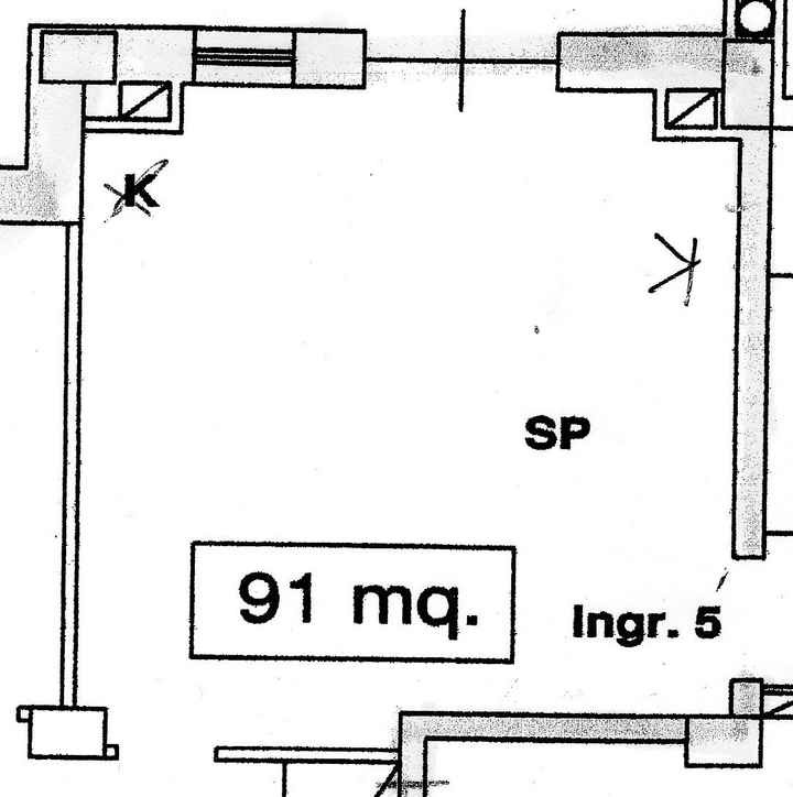 soggiorno con cucina a vista