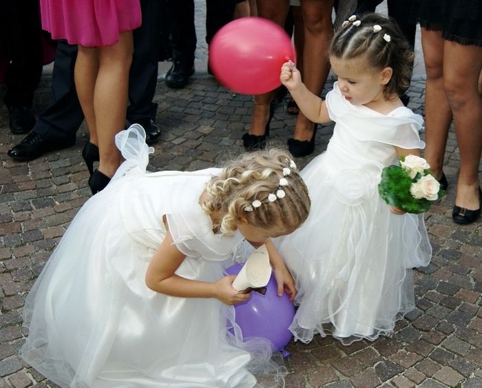 damigelle e palloncini 