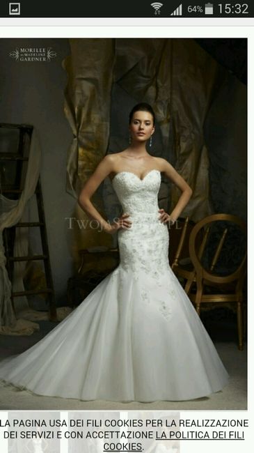 Vi va di dirci il nome del vostro abito da sposa? - 1