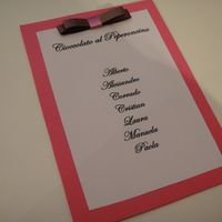 elenco invitati per tavolo