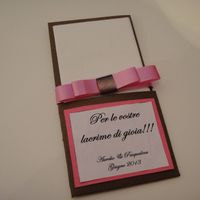 fazzolettino per lacrime di gioia