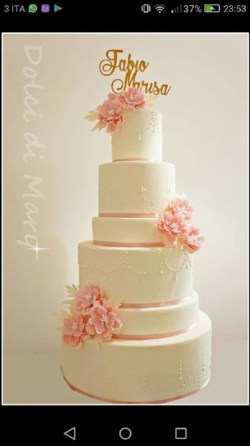 Torta nuziale 😍😍🎂🎂 - 1