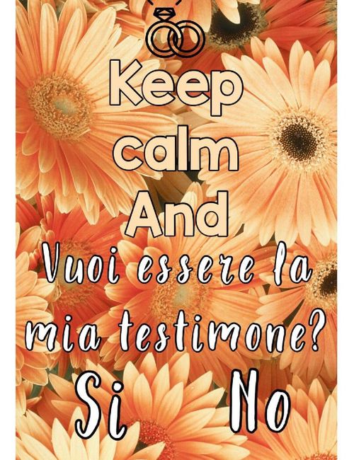 Fare la proposta ai testimoni!! - 2