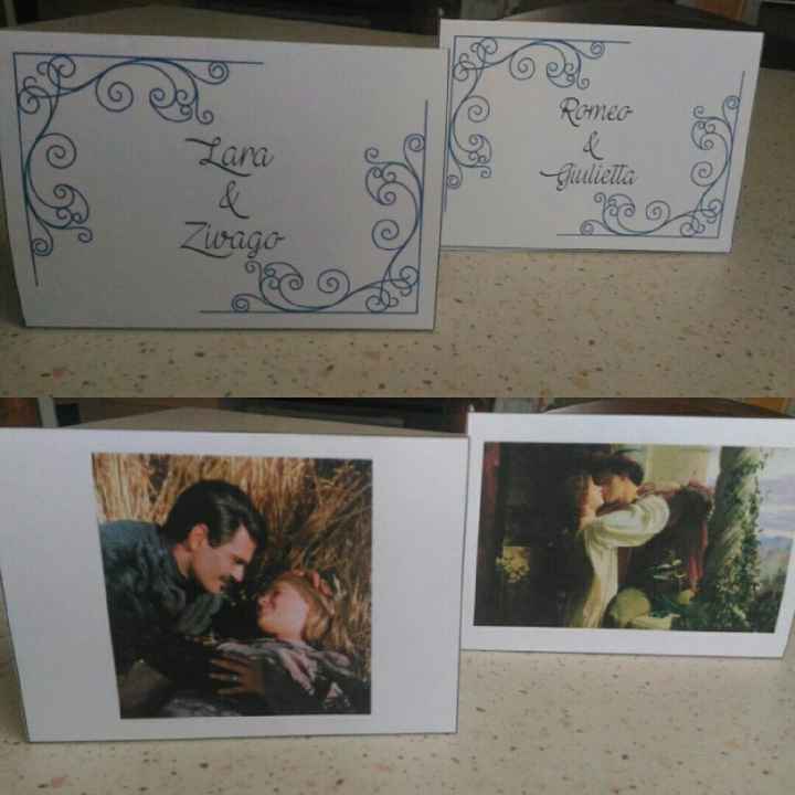 Segnatavolo fai da te - 1