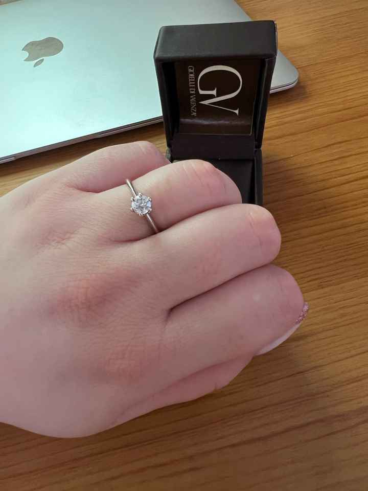 Come è il vostro anello di fidanzamento?? - 1