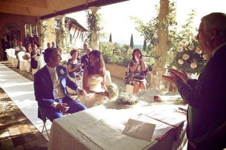 Momento della cerimonia civile