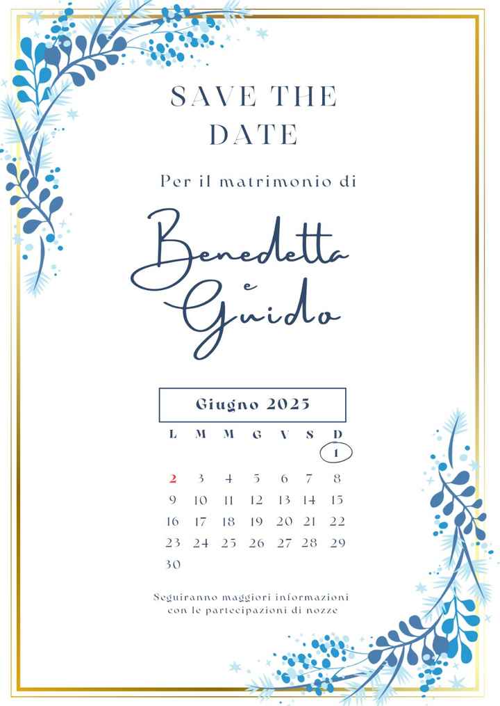 "Save the date" digitale? - 1