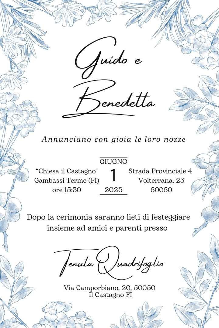 Partecipazioni nozze con Canva - 3