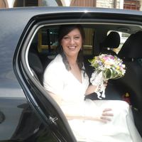 la sposa in auto