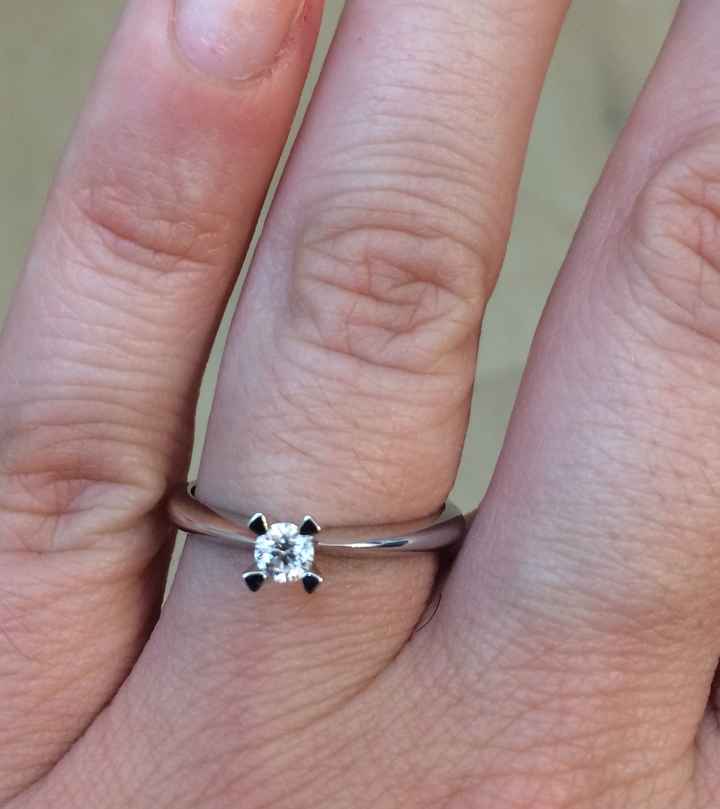 E ora mostraci una foto del tuo anello di fidanzamento! - 1