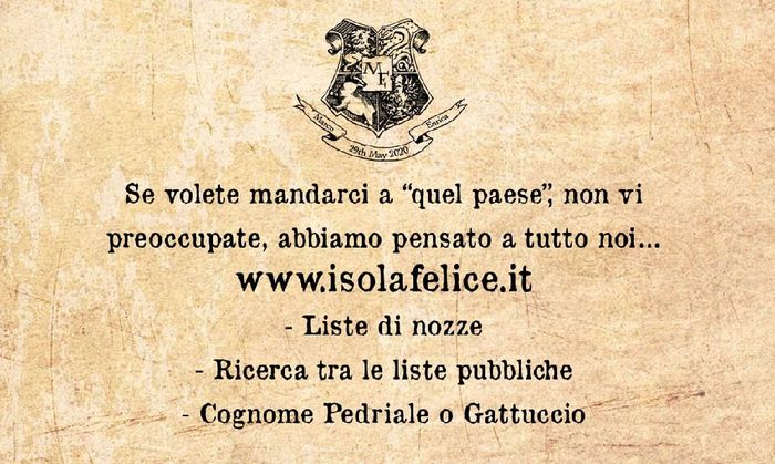 Regalo di nozze e partecipazioni 1