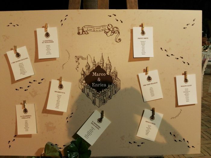 Matrimonio classico, con riferimenti a tema Harry Potter. - 1