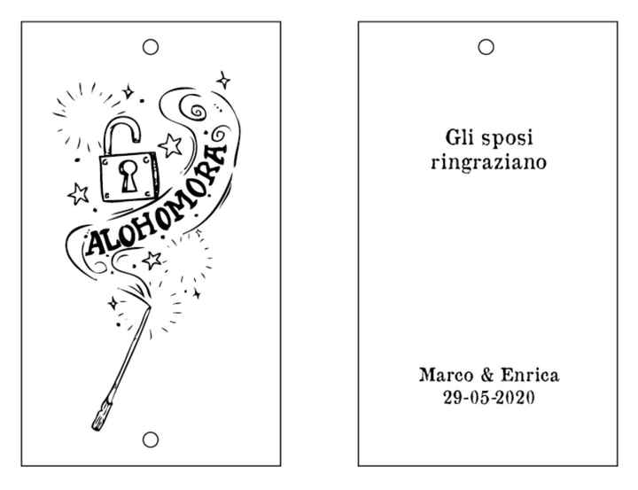 Bigliettini bomboniere - 2