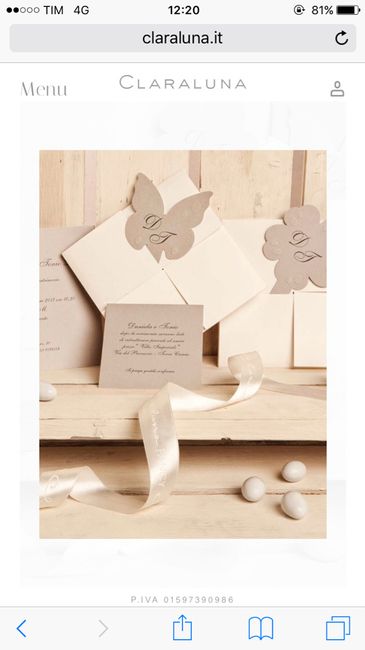 Partecipazioni matrimonio claraluna - 2