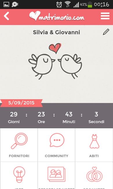 Countdown matrimonio.com - 1
