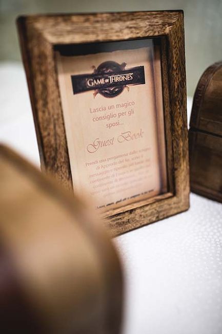 Matrimonio tema "trono di spade" - 9