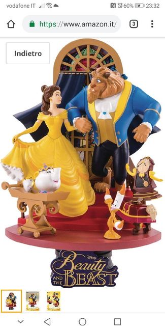 Cake topper la bella e la bestia - 1