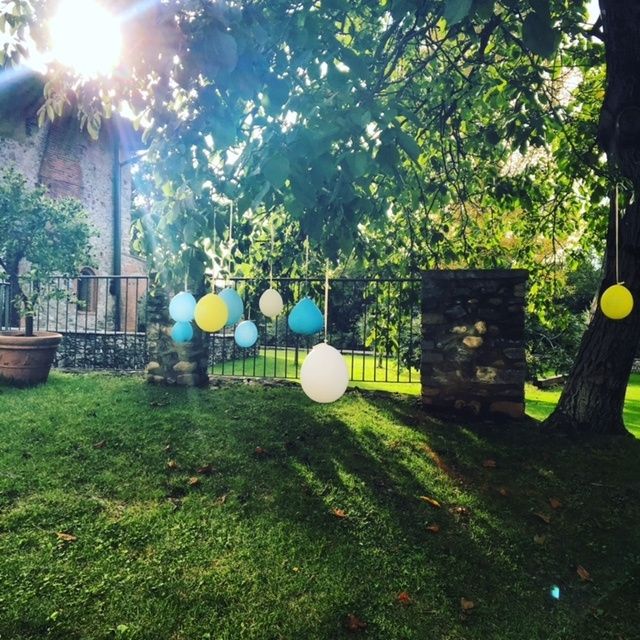 Fuori nel giardino