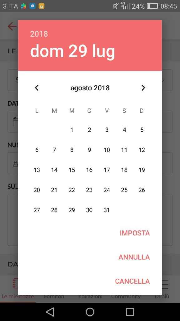 Data matrimonio - 1