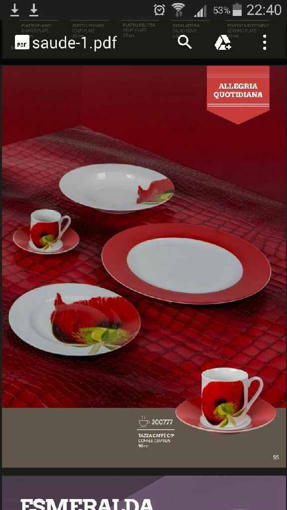 Acquisto servizio di piatti - 1