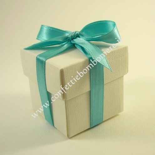 Bomboniere bianche e tiffany