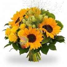 Bouquet con fiori gialli - 5