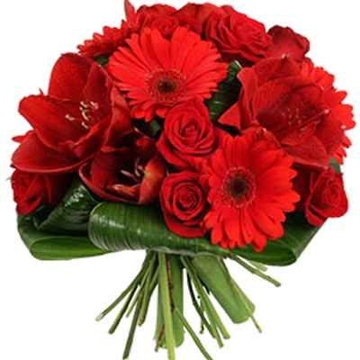 Bouquet fiori rossi - 9