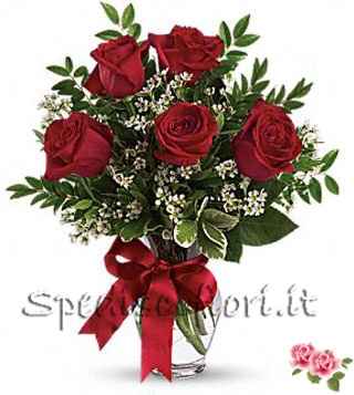 Bouquet fiori rossi - 11