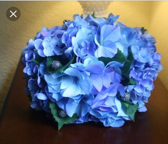 Proposta bouquet odierna...fiori blu - 8